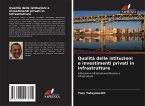 Qualità delle istituzioni e investimenti privati in infrastrutture