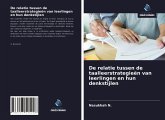 De relatie tussen de taalleerstrategieën van leerlingen en hun denkstijlen