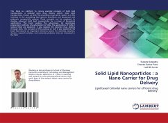 Solid Lipid Nanoparticles : a Nano Carrier for Drug Delivery - Satapathy, Sukanta; Patro, Chandra Sekhar; Alik Kumar, Ladi