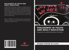 PHILOSOPHY IN YOUTH AND ADULT EDUCATION - Lucena, Josegley Andrade de