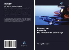 Beroep en cassatie De hoven van arbitrage - Maxurow, Alexej