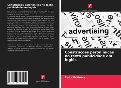 Construções paronímicas no texto publicidade em inglês - Bakirova, Elvira