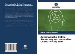 Automatische Online-Steuerung von manuellen Check-In-Aufgaben - Veyrat-Masson, Marie