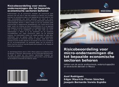 Risicobeoordeling voor micro-ondernemingen die tot bepaalde economische sectoren behoren - Rodríguez, Axel; Flores Sánchez, Edgar Mauricio; Varela Espidio, Joaquín Bernardo