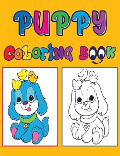 Cover Puppy Coloring Book