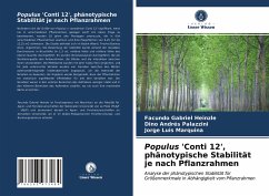 Populus 'Conti 12', phänotypische Stabilität je nach Pflanzrahmen - Heinzle, Facundo Gabriel;Palazzini, Dino Andrés;Marquina, Jorge Luis
