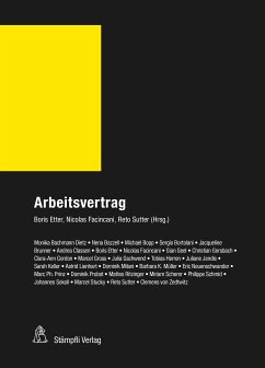 Arbeitsvertrag (eBook, PDF) - Etter, Boris; Sutter, Reto; Facincani, Nicolas