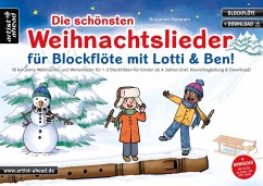 Die schönsten Weihnachtslieder für Blockflöte mit Lotti & Ben! - Hossain, Susanne