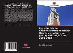 Les priorités de l'administration de Barack Obama en matière de politique étrangère en 2008-2012 - Oganisian, David