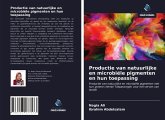 Productie van natuurlijke en microbiële pigmenten en hun toepassing