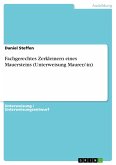 Fachgerechtes Zerkleinern eines Mauersteins (Unterweisung Maurer/-in) (eBook, PDF)
