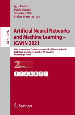 Artificial Neural Networks and Machine Learning ¿ ICANN 2021