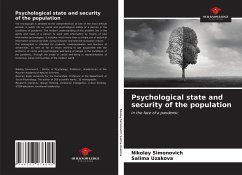 Psychological state and security of the population - Simonovich, Nikolay;Uzakova, Salima
