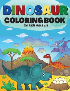 Dinosaur Coloring Book for Kids Ages 4-8 - Moore, Penelope