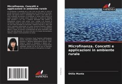 Microfinanza. Concetti e applicazioni in ambiente rurale - Manta, Otilia