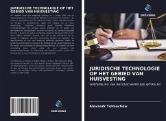 JURIDISCHE TECHNOLOGIE OP HET GEBIED VAN HUISVESTING - Tolmachöw, Alexandr