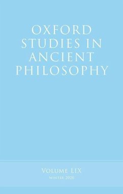 Oxford Studies in Ancient Philosophy, Volume 59