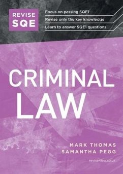 Revise SQE Criminal Law - Thomas, Mark; Pegg, Samantha
