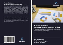 Kwantitatieve gegevensanalysetechniek - Singh, Sucheta; Singh, Amit Pratap; Sharma, Promila