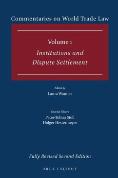 Cover Commentaries on World Trade Law: Volume 1