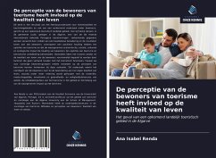 De perceptie van de bewoners van toerisme heeft invloed op de kwaliteit van leven - Renda, Ana Isabel