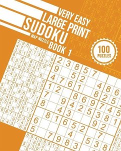 Very Easy Large Print Sudoku Book 1 - Nuzzle, Map
