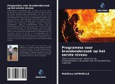 Programma voor brandonderzoek op het eerste niveau