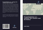 Prestatiebeheer en -meting: Een context voor de horeca Prestatiebeheer en -meting: Een context voor de horeca