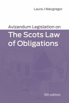 Avizandum Legislation on the Scots Law of Obligations