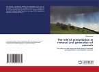 The role of precipitation in removal and generation of aerosols
