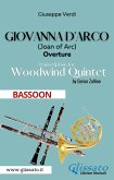 Giovanna d'Arco - Woodwind Quintet (BASSOON) (fixed-layout eBook, ePUB)