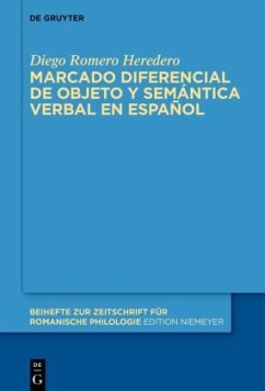 Marcado diferencial de objeto y semántica verbal en español - Romero Heredero, Diego