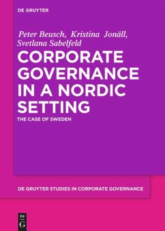 Corporate Governance in a Nordic Setting - Beusch, Peter;Jonäll, Kristina;Sabelfeld, Svetlana