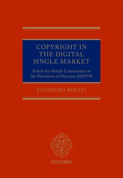 Cover Copyright in the Digital Single Market (eBook, ePUB)