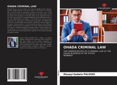 OHADA CRIMINAL LAW - Palouki, Disseyi Godwin