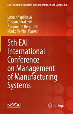 5th EAI International Conference on Management of Manufacturing Systems (eBook, PDF)