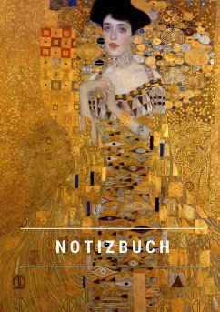 Notizbuch klein A5 Blanko - Notizheft 44 Seiten 90g/m² - Softcover Gustav Klimt 