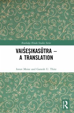 Cover Vaise¿ikasutra - A Translation (eBook, PDF)