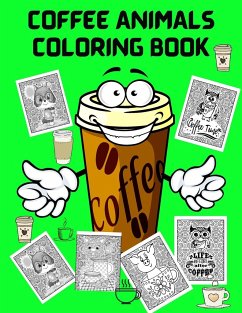 Coffee Animals Coloring Book - Johnson, Shanice