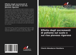 Effetto degli escrementi di pollame sul suolo e sul riso piovoso rigoroso - Bambara, Cheick Aboubacar