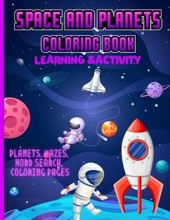 SPACE AND PLANETS COLORING BOOK LEARNING & ACTIVITY - Ella, Fondant