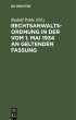 Rechtsanwaltsordnung in der vom 1. Mai... - Bild 1