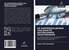 Cover DE AANTREKKELIJKHEID VAN DIRECTE BUITENLANDSE INVESTERINGEN