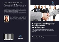 Burgerlijke rechtspositie van openbare verenigingen - Gladkaya, Ekaterina