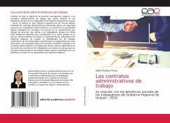 Los contratos administrativos de trabajo - Panduro Flores, Kelita