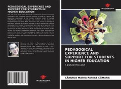 PEDAGOGICAL EXPERIENCE AND SUPPORT FOR STUDENTS IN HIGHER EDUCATION - Farias Câmara, Cândida Maria