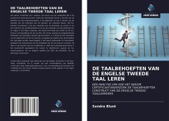 DE TAALBEHOEFTEN VAN DE ENGELSE TWEEDE TAAL LEREN - Blunt, Sandra