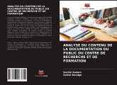 ANALYSE DU CONTENU DE LA DOCUMENTATION DU PUBLIC DU CENTRE DE RECHERCHE ET DE FORMATION