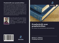 Proefschrift over proefschriften - Mishra, Bishnu S.; Dwivedi, Pradeep