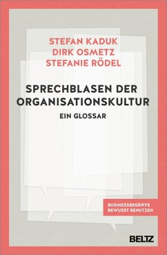 Sprechblasen der Organisationskultur (eBook, PDF) - Kaduk, Stefan; Osmetz, Dirk; Rödel, Stefanie